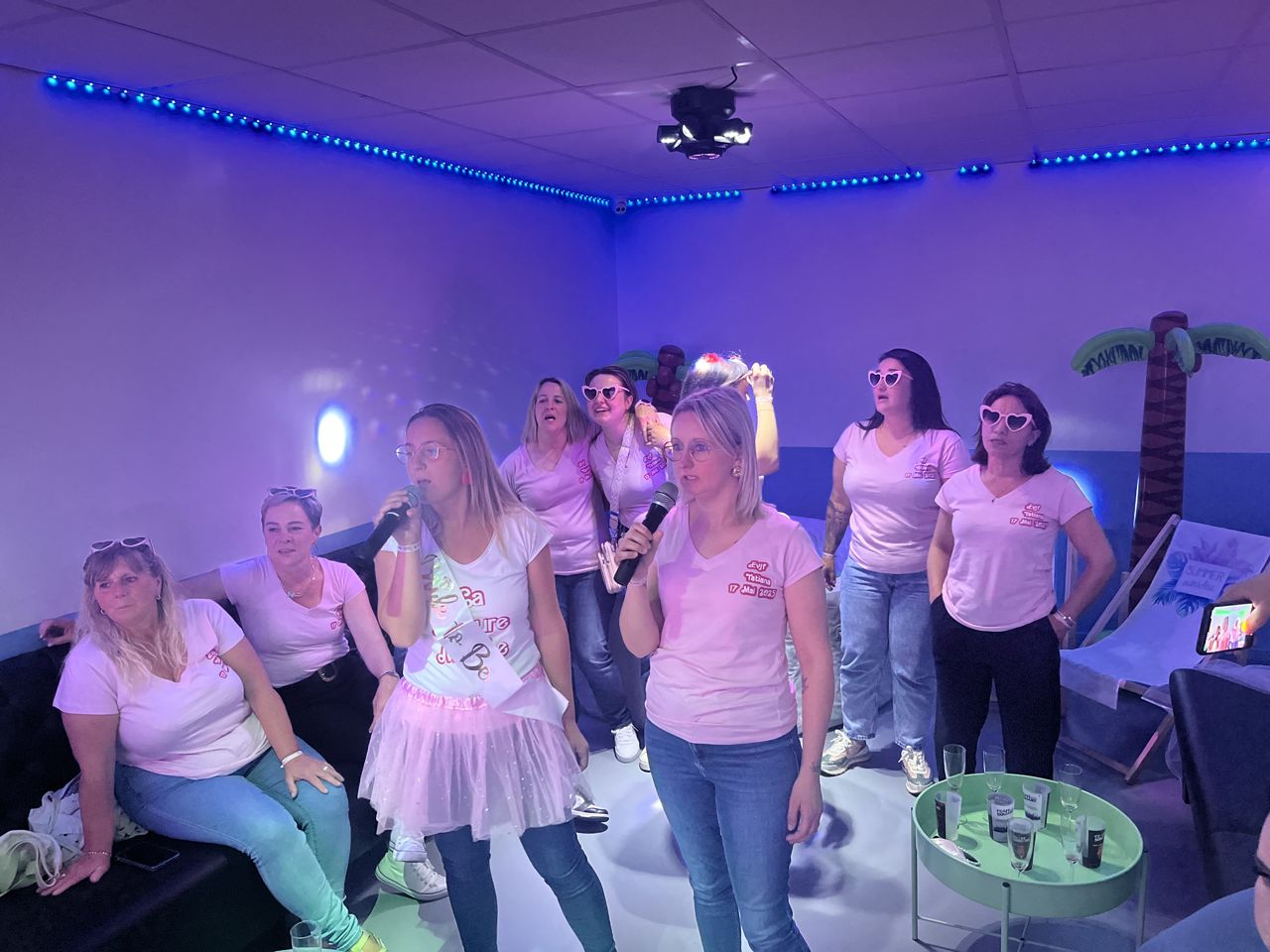 Karaoké en groupe chez Team Square